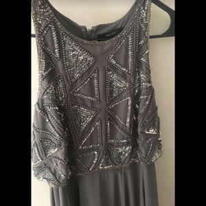Maxi silver dress